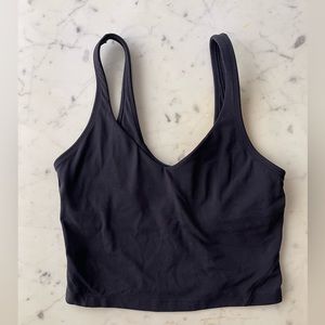 LULULEMON Align Cropped Tank black, size 4